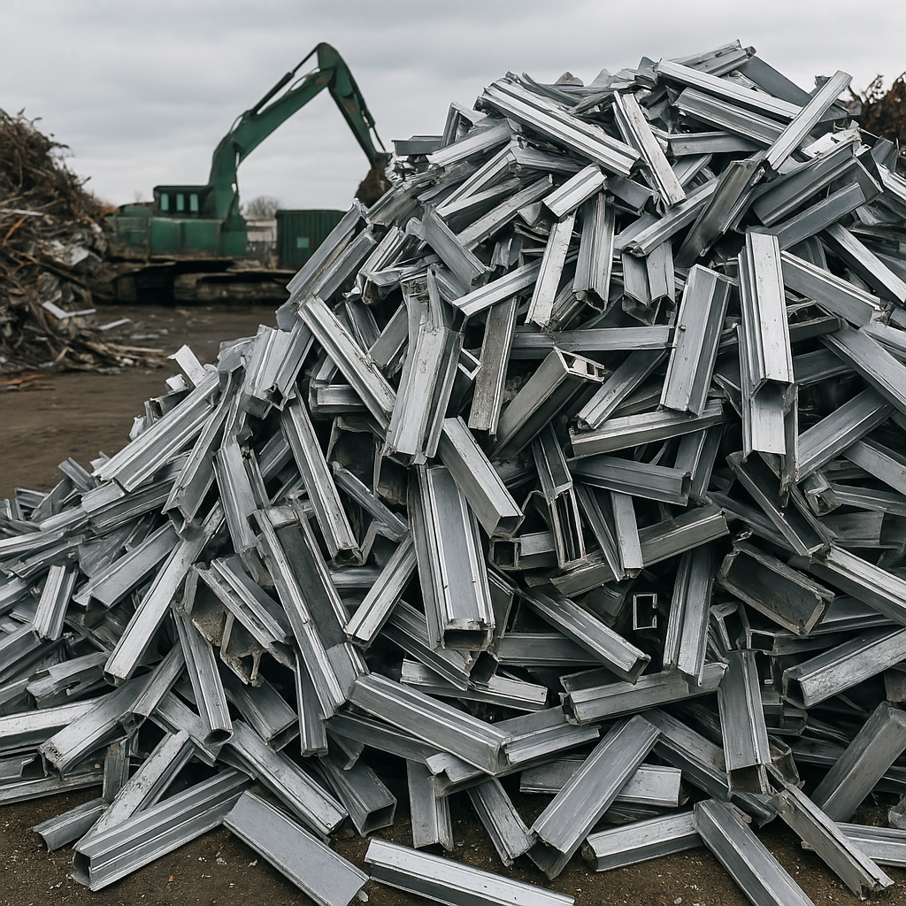 Perfiles de aluminio para reciclaje - Chatarrero en San Fernando de Henares